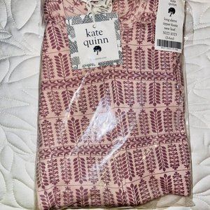 Kate Quinn - L/S Zipper Footie New Leaf (3-6m)